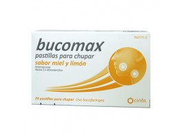 Imagen del producto Bucomax s/lidocaina 24 pastillas miel limón