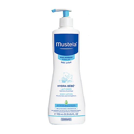 Imagen de Mustela Hydra bebé leche corporal dosificador 750ml