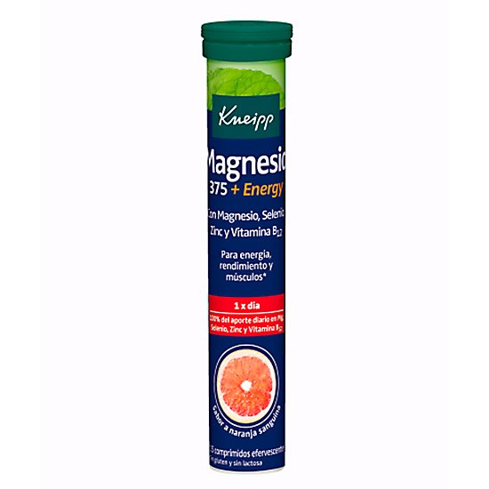 Imagen de Kneipp Magnesio 375 +ENERGY 15 comprimidos